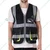 EVION ES-024 Black Reflective Safety Jacket