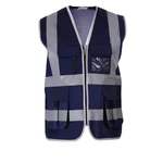 EVION ES-024A Navy Blue Reflective Safety Jacket
