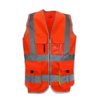 EVION ES-024 Orange Reflective Safety Jacket