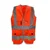 EVION ES-024 Orange Reflective Safety Jacket(Size-M)