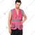 EVION ES-024 Pink Reflective Safety Jacket(Size-S)