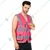 EVION ES-024 Pink Reflective Safety Jacket(Size-S)