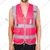 EVION ES-032B Pink Reflective Safety Jacket(Size-S)