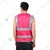 EVION ES-032B Pink Reflective Safety Jacket(Size-S)