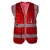 EVION ES-032B Red Reflective Safety Jacket(Size-S)
