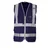 EVION ES-032 High Visibility Navy Blue Reflective Vest(Size-S)