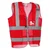 EVION ES-032 High Visibility Red Reflective Vest(Size-S)