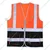 EVION ES-032 High Visibility Reflective Vest, With Walkie Talkie Holder, 3 Box Pockets & 1 ID Card Pocket