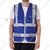 EVION ES-032 High Visibility Royal Blue Reflective Vest(Size-S)