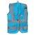 EVION ES-032 High Visibility Sky Blue Reflective Vest(Size-S)