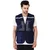 EVION ES-036 Navy Blue Reflective Safety Jacket(Size-S)