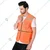 EVION ES-036 Orange Reflective Safety Jacket(Size-S)