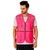 EVION ES-036 Pink Reflective Safety Jacket(Size-S)