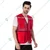 EVION ES-036 Red Reflective Safety Jacket(Size-S)