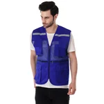 EVION ES-036 Royal Blue Reflective Safety Jacket