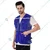 EVION ES-036 Royal Blue Reflective Safety Jacket(Size-S)