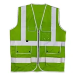 EVION ES-038 Green Reflective Safety Jacket, 3 M Micro Prismatic Tape