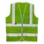 EVION ES-038 Green Reflective Safety Jacket, 3 M Micro Prismatic Tape(Size-L)