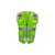 EVION ES-042 Reflective Safety Jacket, 2 Box Pocket With Titch Buttons,2 3-D Pockets And 1 ID pocket(Size-L)