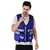 EVION ES-061 Royal Blue Fabric Reflective Safety Jacket(Size-S)