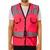 EVION ES-072 Pink Reflective Safety Jacket(Size-S)