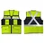 EVION ES-074 Neon Green Reflective Safety Jacket(Size-S)