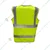 EVION ES-075 Multi Pocket Polyester Green Reflective Safety Jacket WIth 2 Side Walkie Talkie Holder(Size-S)