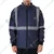 EVION ES-1101 WJ Woolen Reflective Safety Jacket (Navy Blue)(Size-M)