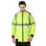 EVION ES-1110 WJ Reversable Woollen Reflective Safety Jacket (Green)