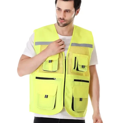 EVION ES-16200 Customized Reflective Safety Jacket (Royal (Yellow)