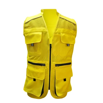 EVION ES-16220 Yellow Reflective Safety Jacket(Size-S)