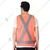 EVION ES-1700 Orange Reflective Safety Jacket - Pack of 10