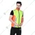 EVION ES-22150 Green & Orange Polyster Reflective Safety Jacket(Size-S)