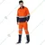EVION ES-25100PS Orange & Navy Blue Boiler Suit(Size-M)