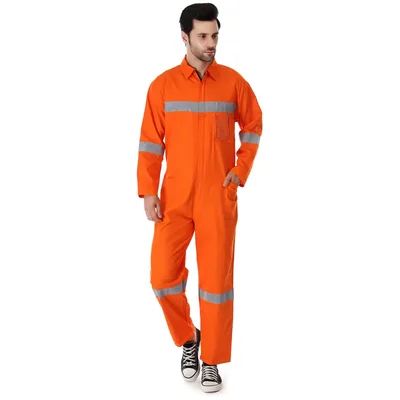 EVION ES-COVERALL Orange Boiler Suit(Size-M)
