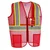 Evion GM-OP7-RD Polyester Red Reflective Safety Jacket(Size-S)