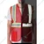 Evion GM-OP7-RD Polyester Red Reflective Safety Jacket(Size-S)
