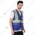 Evion GM-OP7-RB Polyester Royal Blue Reflective Safety Jacket(Size-S)