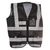 EVION ES-030 Black Reflective Safety Jacket(Size-M)