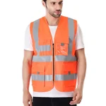 EVION ES-030 Orange Reflective Safety Jacket