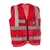 EVION ES-030 Red Reflective Safety Jacket(Size-M)