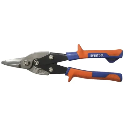 EVERTOOL 10" CRV Aviation Snip Straight Cut IS 3650 ISI Mark EV-TIN SNIP