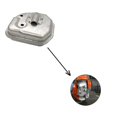 Silencer/Muffler for 4 Stroke 31 cc (139F) Engine Brush Cutter