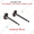 170F Engine Exhaust Valve Set For 7 HP Petrol Power Tiller