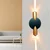 GIGAWATTS 2W Wall Light 2 Way COB LED Mount Fixture Black Gold Lamp for Home, Balcony, Living, Room, Bedroom Decoration 