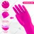 Extra Weld PS-105 Premium Pink Rubber Cleaning Gloves for Dish Washing, Gardening & Cleaning(Size-M,Pack-1 pair)