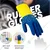 Extra Weld Heavy Duty Rubber Hand Gloves for Dishwashing, Gardening, Kitchen Cleaning (Pack-1 pair)