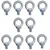 Safelift 16 mm 10 Pcs Eye Bolt, DIN 580 Galvanised
