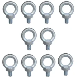 Safelift 6 mm Eye Bolt, DIN 580 Galvanised(Pack-10 Pcs)
