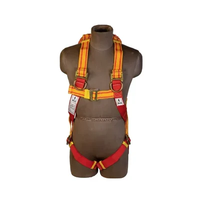 Metro Safety 40mm PP Webbing Fall Arrest Full Body Harness with Dorsal D-Ring & Dual-Color Straps, EN: 361- 2002 Certified (SB 1122)